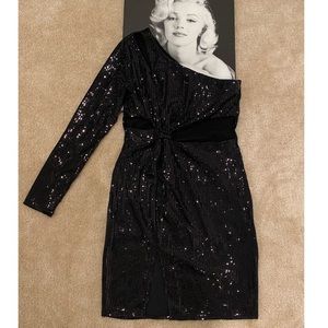 Black Sparkling HMS Dress